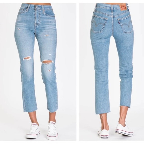 Levi's Denim - Levi’s Wedgie Straight Distressed Jeans Size 27
